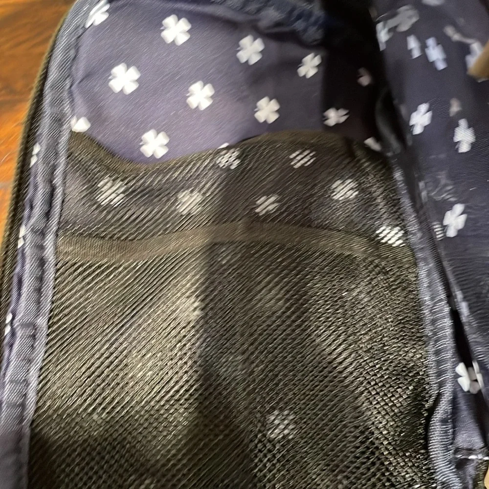 Lucky Brand NWT Black Denim Travel or Cosmetic Bag - Picture 6 of 8